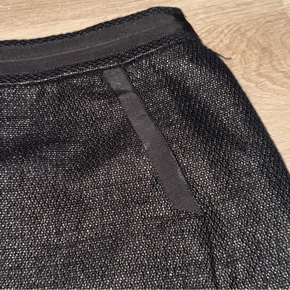 Ann Taylor Fine Italian Black Pencil Skirt - Picture 4 of 8